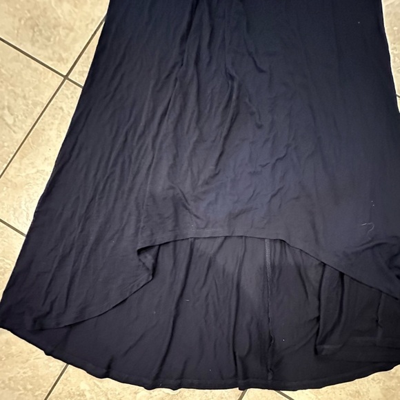 Chico’s Elegant Navy Sleeveless High Low Maxi Dress Size 12 (Size 2) - Picture 5 of 6